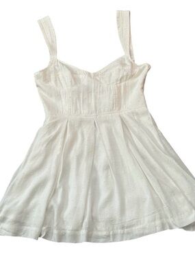 Aqua White Mini Dress